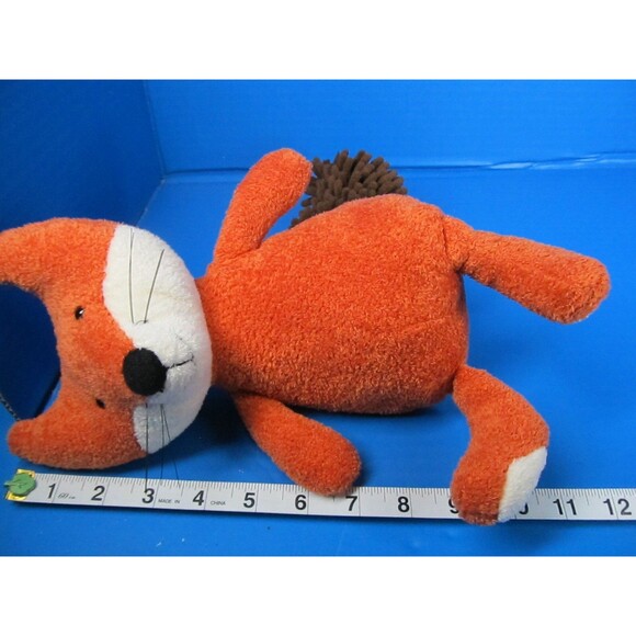 Jellycat London Medium Noodle Fox Plush 12" Orange Stuffed Animal w/Tag - Picture 8 of 8